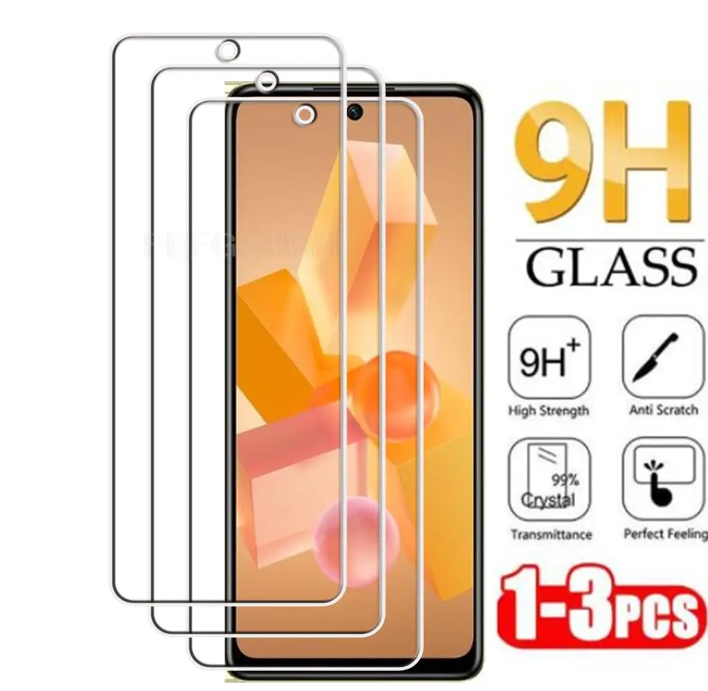 HD Original Tempered Glass For infinix Hot 40 X6836 Hot 40Pro X6837 Hot 40i X6528B Screen Protective Protector Cover Film