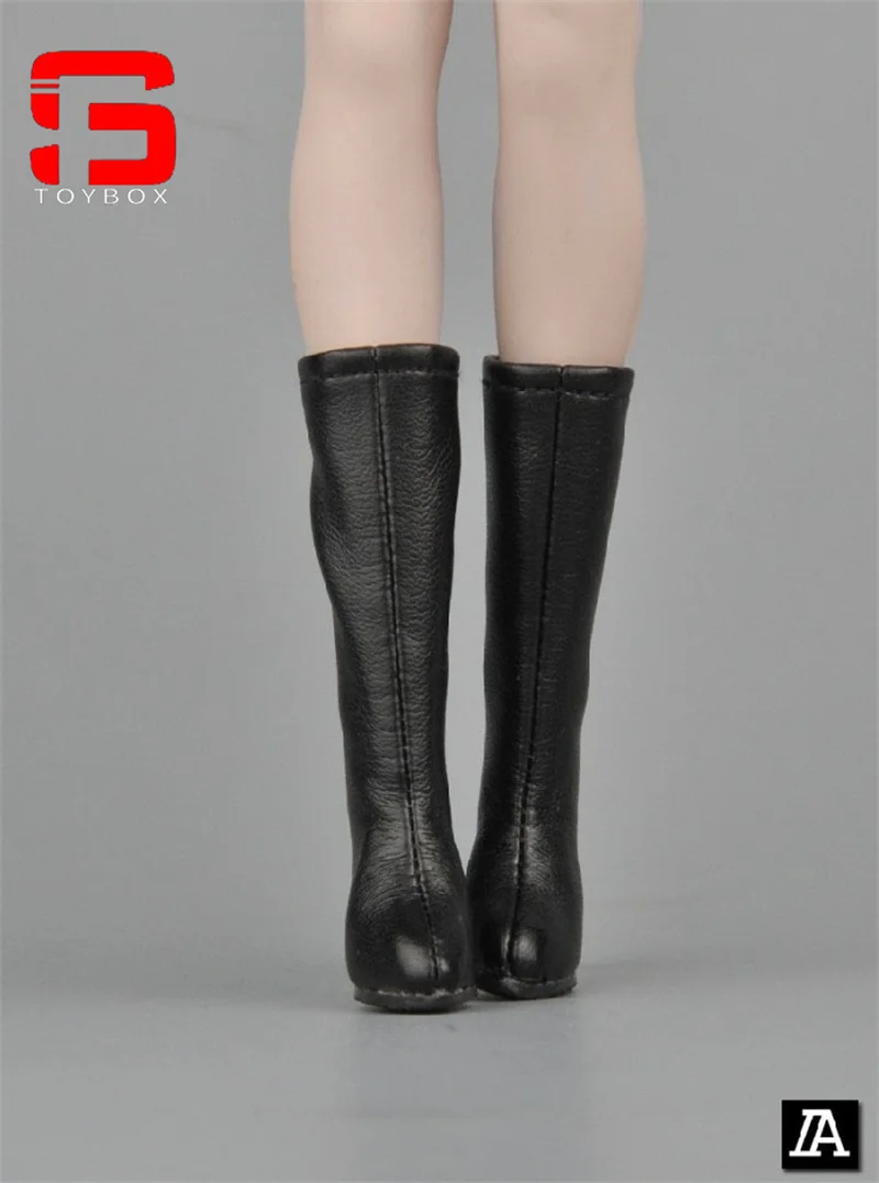 ZYTOYS ZY1019 1/6 Scale Female Half Boots Hollow Mid-calf Boots Shoes Model Fit 12-inch Soldier Action Figure Body Dolls