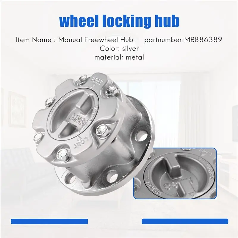Durable-Wheel Locking Hub 28 Teeth Manuel MB886389 For MITSUBISHI Pajero Triton Pick Up L200 4X4 L300 4X4