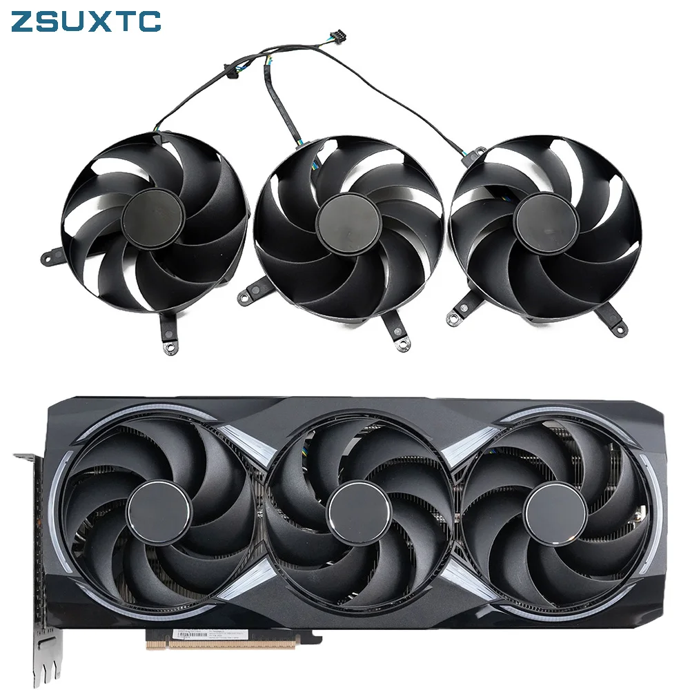 Video Cards Fan GPU Graphics Card Cooler RTX5080 For PNY GeForce RTX 5090 5080 5070Ti TRIPLE FAN FD10020U12D