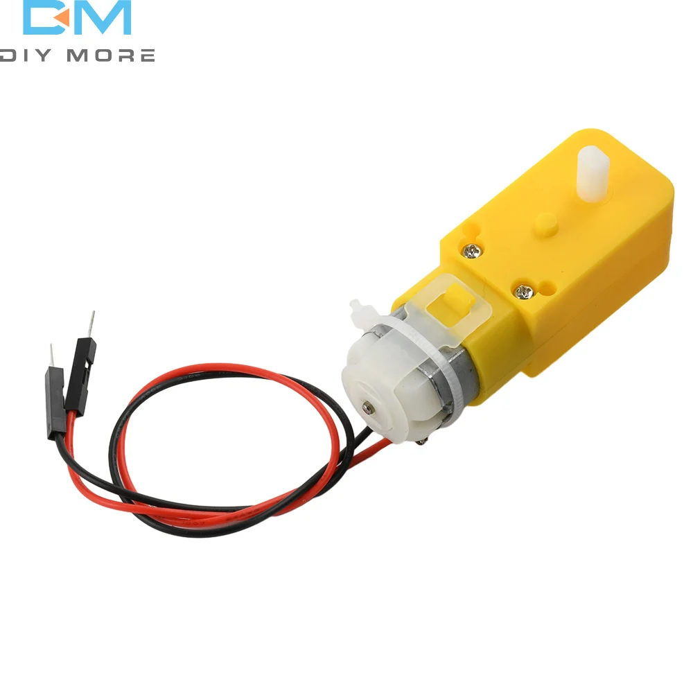 DC 3-6V TT Dual Axis Gear Motor 1:48 Reduction Motor Suitable for Arduino DIY Intelligent Automotive Robot
