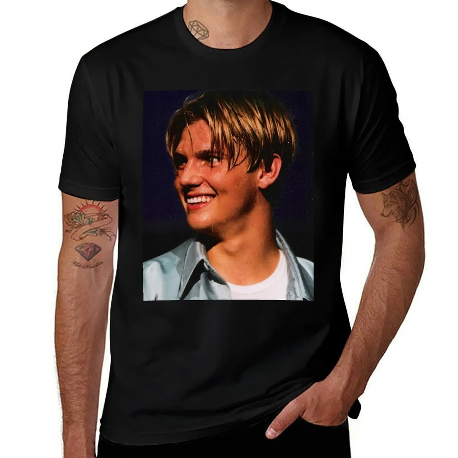 Nick Carter- Poster T-Shirt Street Art Print Tee Shirt