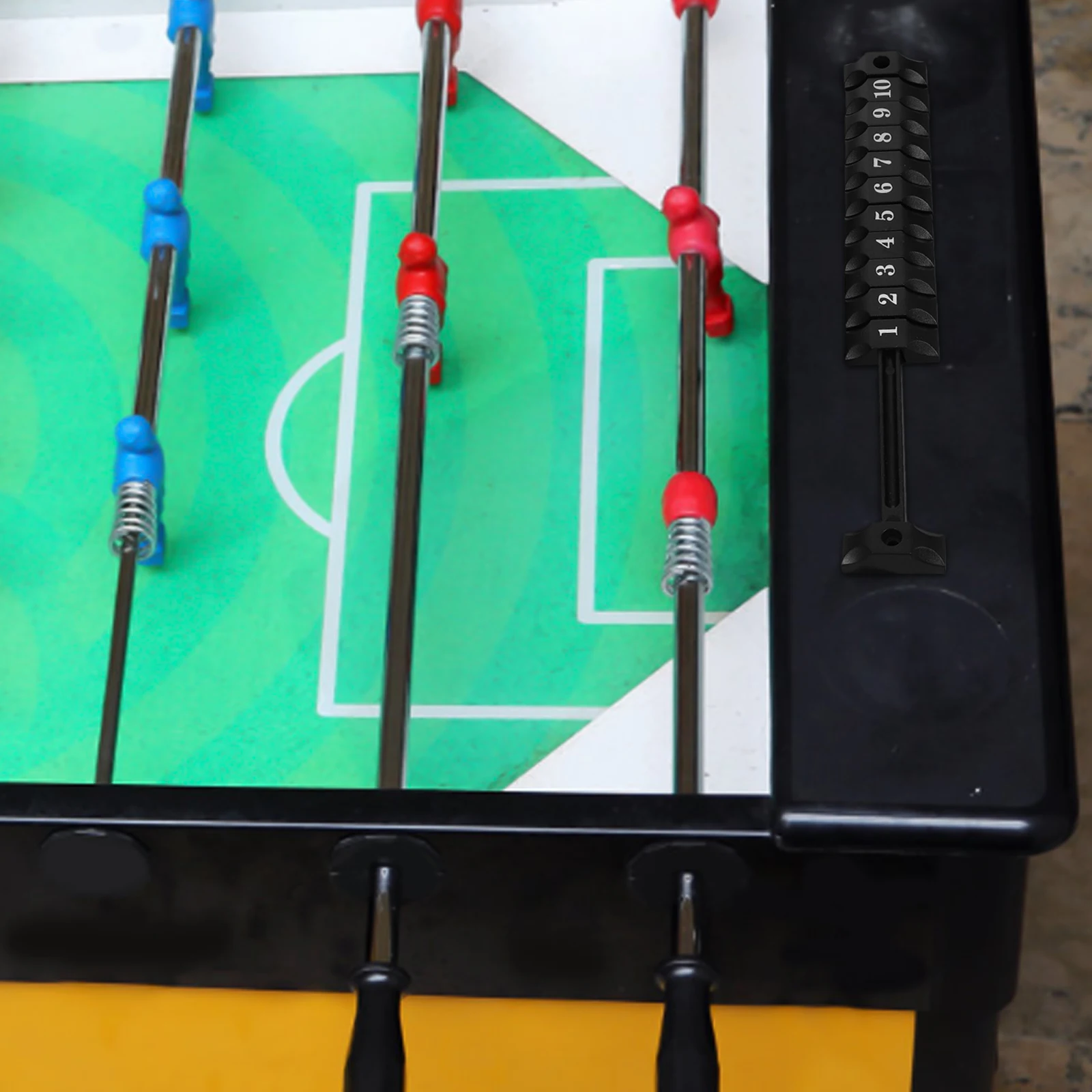 

Foosball Score Counters Football Board Black Abs Table Soccer Game Supplies Portable Markers Scoring Device Tabletop Games