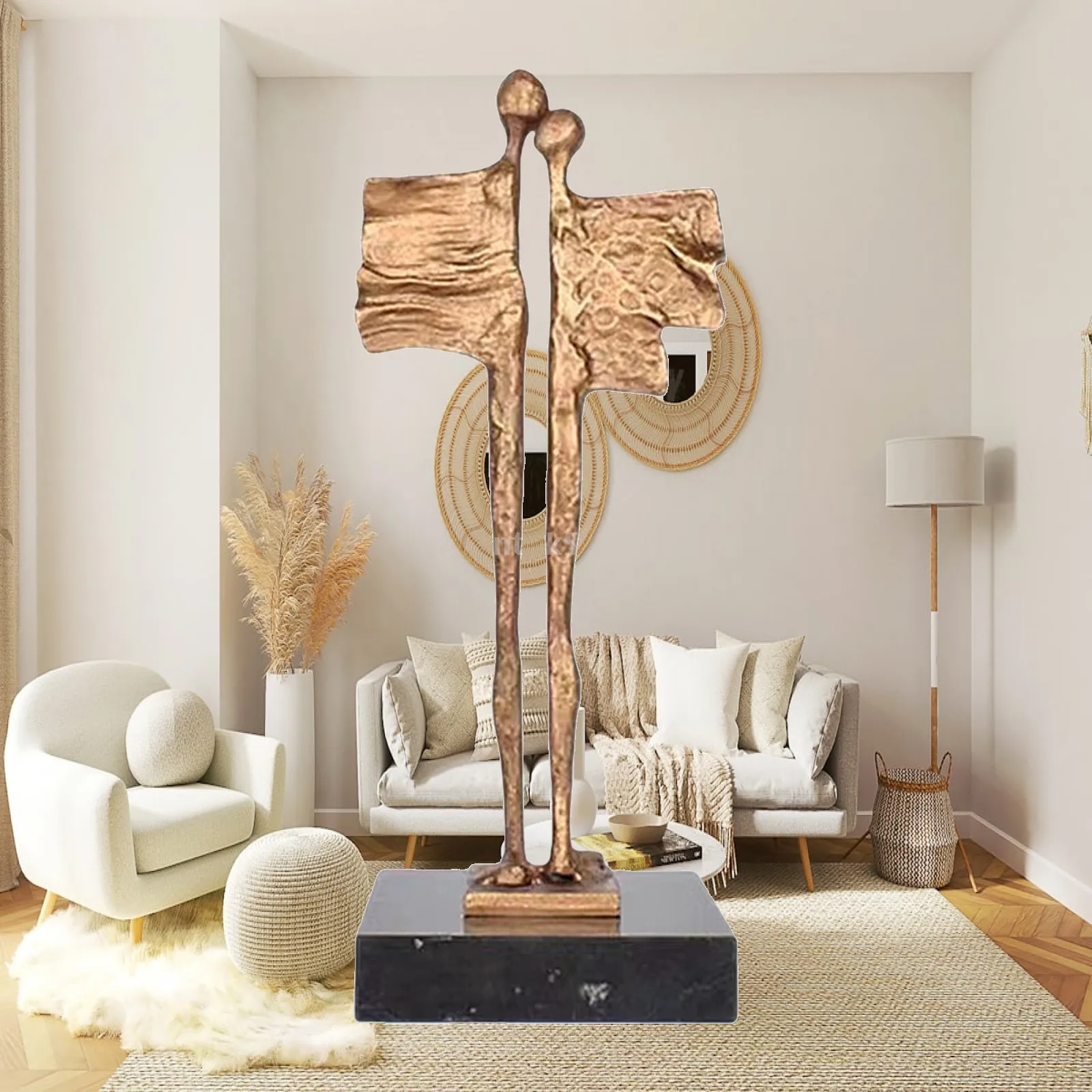 Abstract Sculpture Abstract Statue Desktop Decoration Modern Home Decor Couple