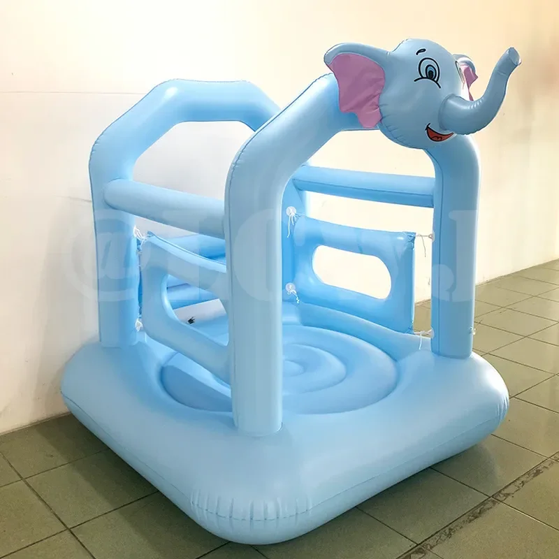 Custom PVC Inflatable Bounce House for Kids Outdoor Play Castle Trampoline Jumping Bed Commercial Grade Safety Design Fun