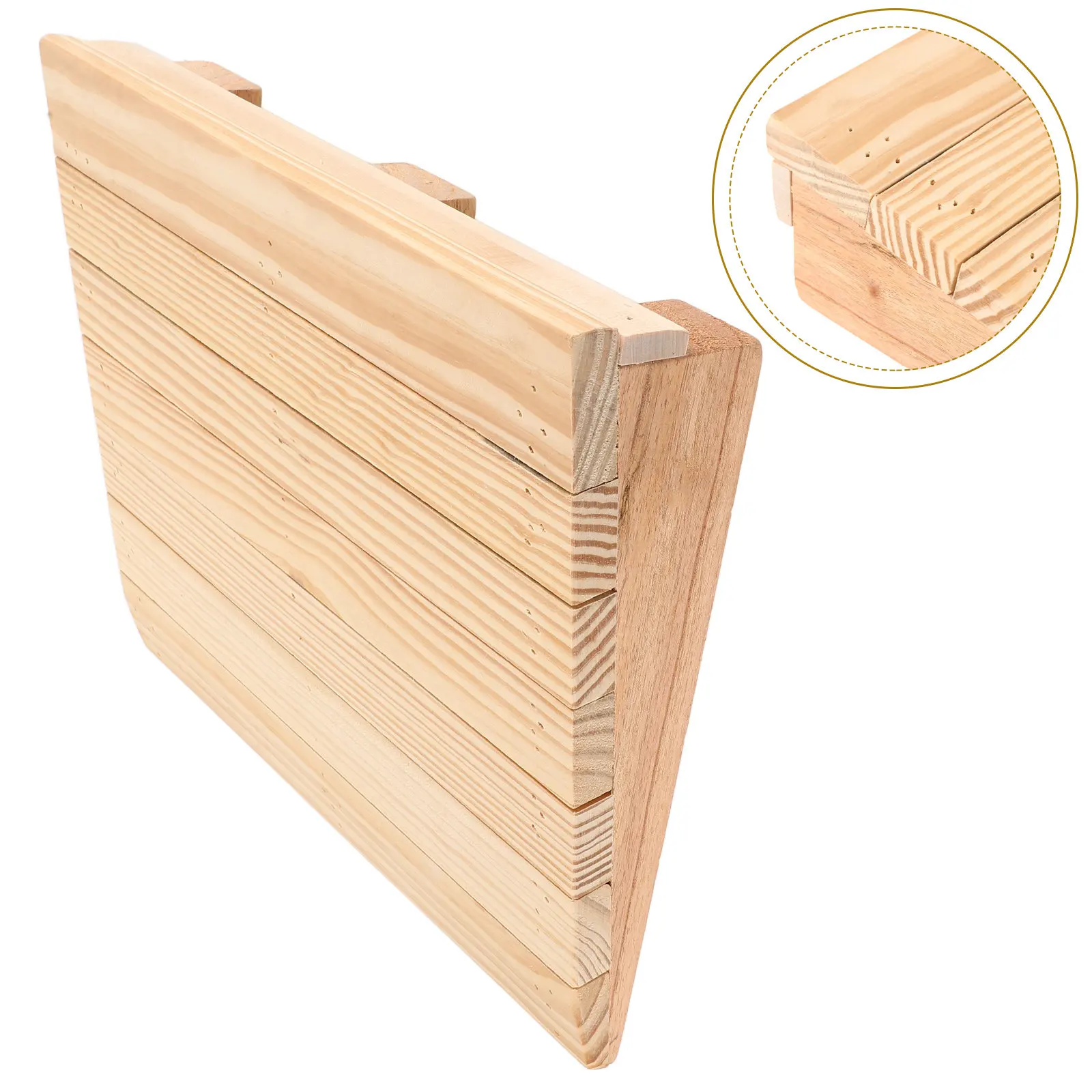 

Solid Wood Ramp for Household Door Steps Wheelchair Sweeping Robot Portable Threshold Ramp Non-Slip Damage-Resistant