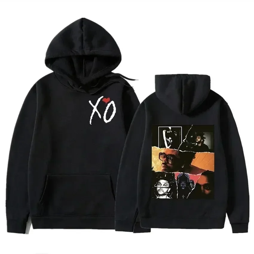 Moletom com capuz gráfico vintage The Weeknd após o trabalho até o amanhecer moletom grande 2025 outono/inverno unissex algodão hip hop rock moletom com capuz
