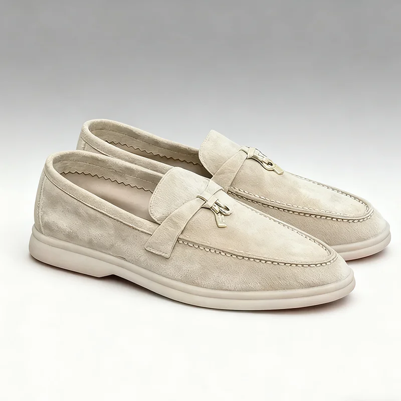Daimloafers, elegante loafers met metalen decoratie, antislipzool - afbeelding 1