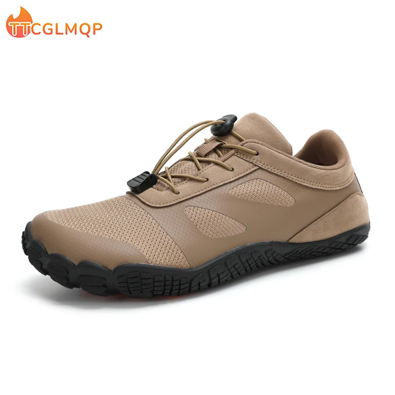 New Unisex Wider Shoes Brand Flats Soft Zero Drop Sole Wider Toe Sneakes Breathable Mesh Men Barefoot Wide-toed Shoes Large Size