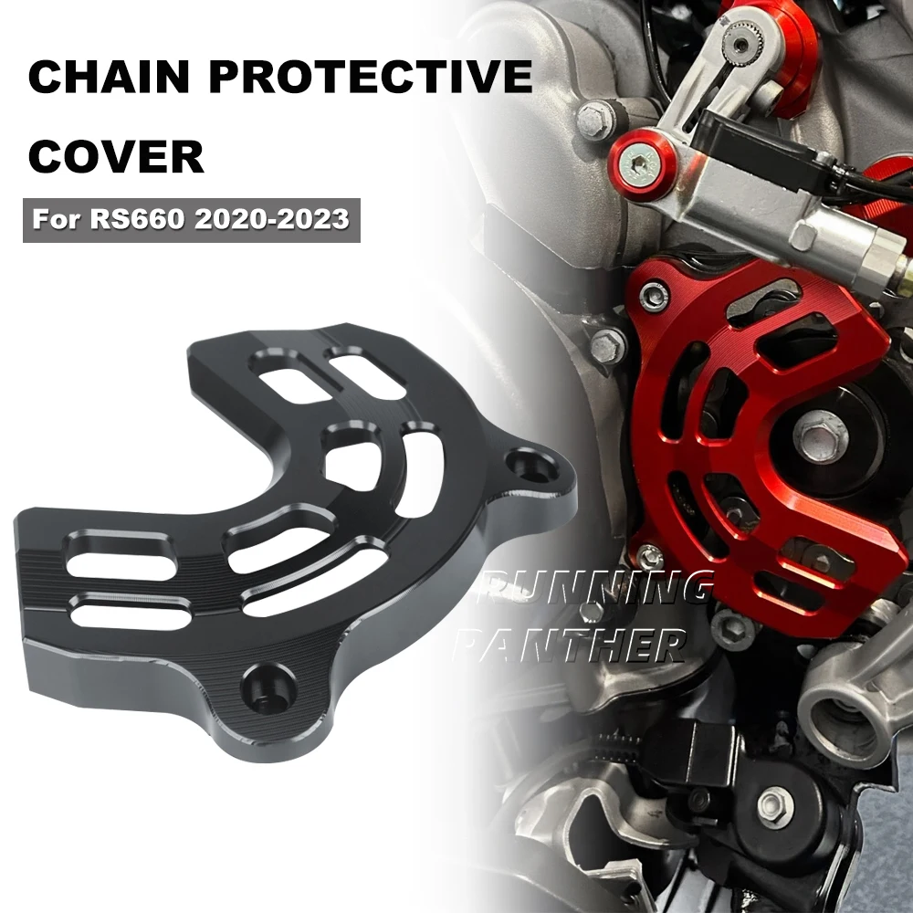 

Motorcycle chain protective cover For Aprilia RS660 2020 2021 2022 2023 RS 660 Front Sprocket Motorcycle Sensor Protection Cover