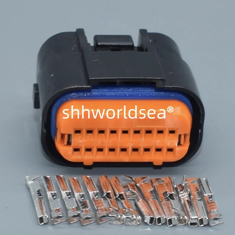 shhworldsea 1/100sets 1 Pcs 18 Pin MX23A18SF1 MX23A18XF1 Auto Waterproof ECU Connector For Honda