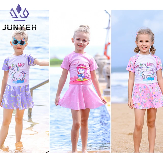 Unicorn Girl Swim Wear Children s One Piece Swimsuit Summer Quick Drying Swimwear Girls Hot Spring Swimsuit For Kids 5 9 years AliExpress 1501
