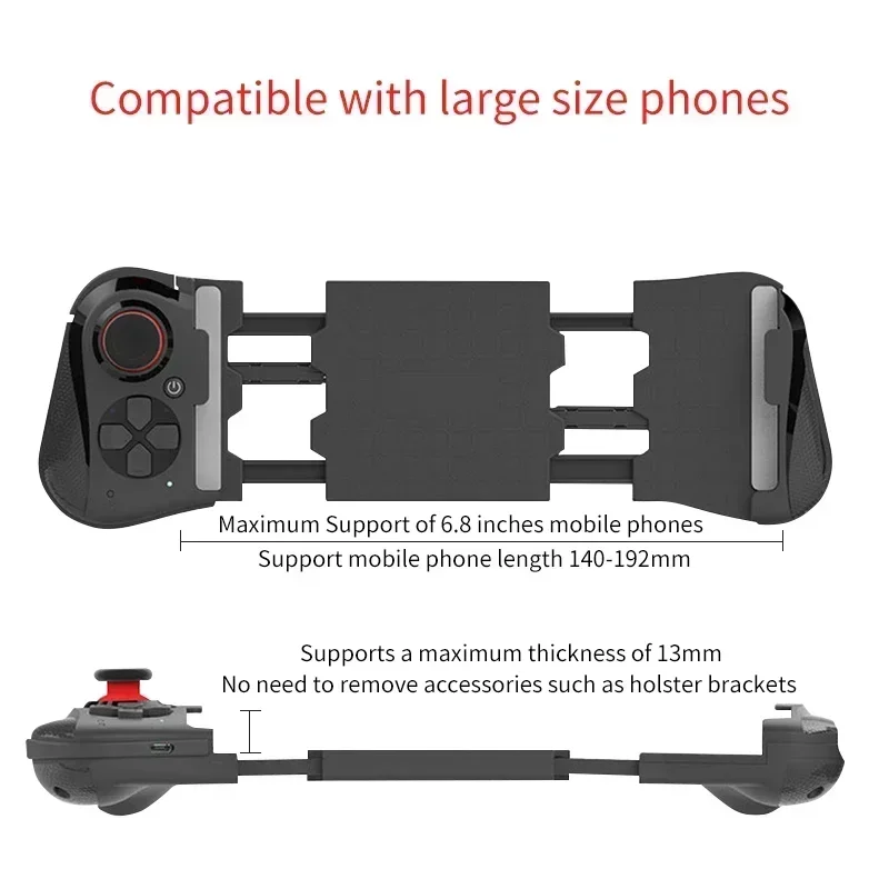 MOCUTE-058 Smartphone Gaming Joypad Wireless Gamepad Fernbedienung Gamepad Joystick für IOS Android Smart Handy