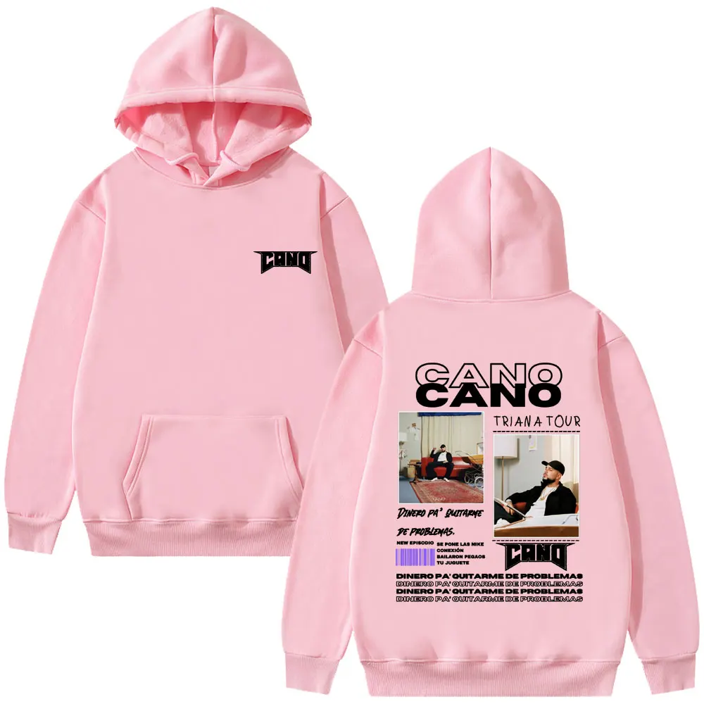 Rapper Cano Triana Tour Album 2025 Hoodies Men Women Fashion Hip Hop Street Sweatshirt Men\'s Oversized Hoodie Vintage Streetwear
