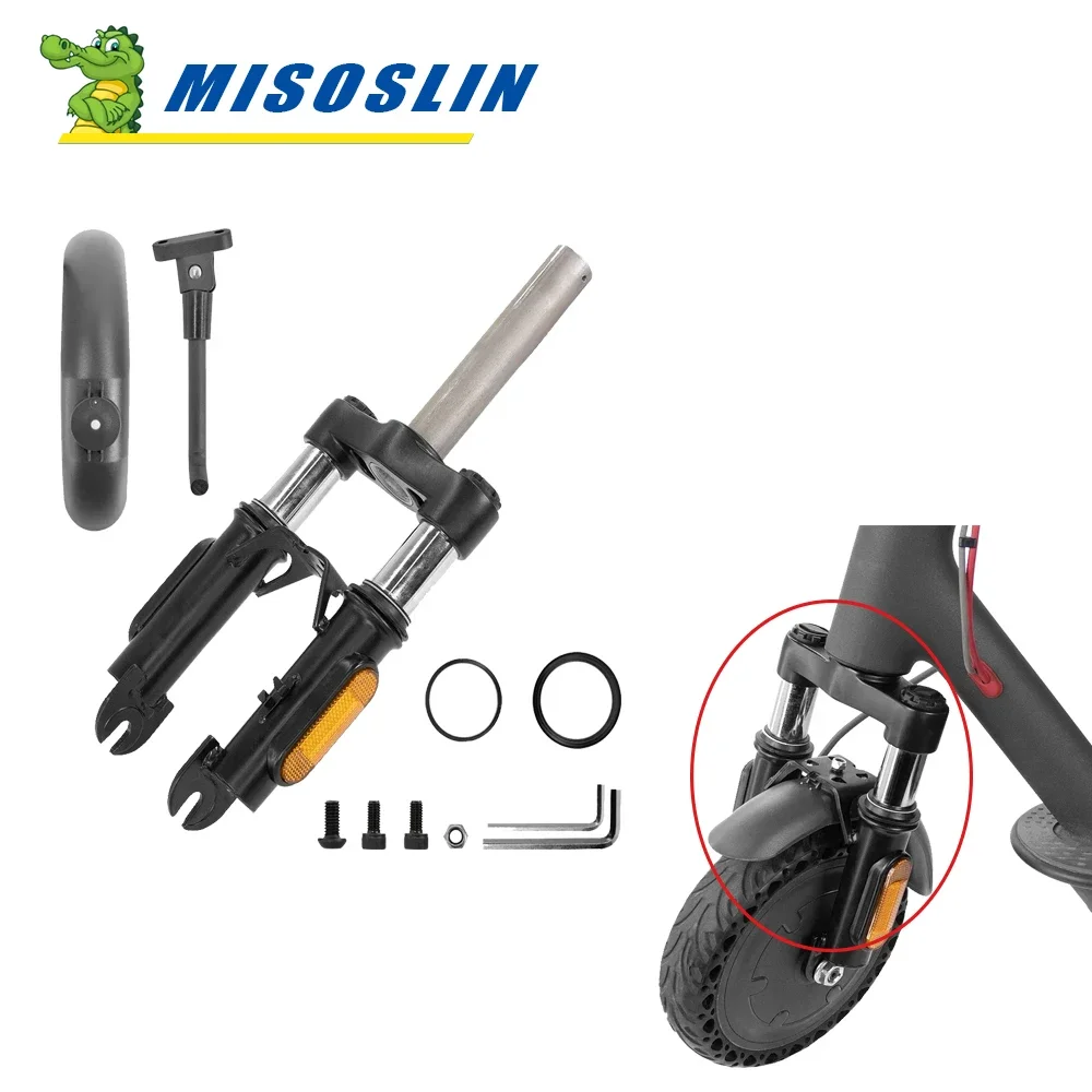 

For Xiaomi M365 Pro 1S Electric Scooter Front Suspension Fork Mudguard Sets Modified Shock Absorber Front Tube Absorption Parts
