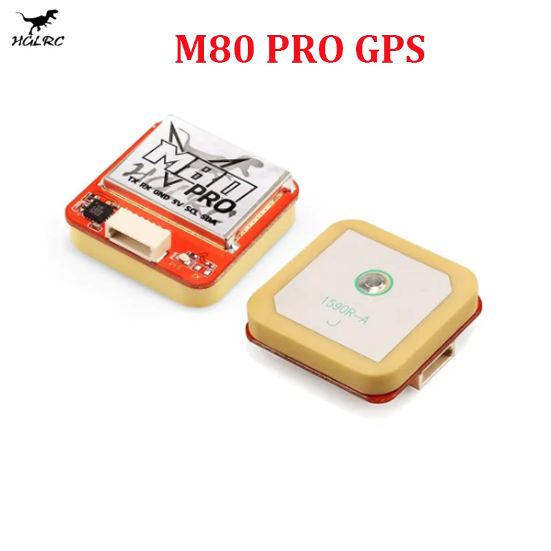 HGLRC M80 PRO M80PRO GPS QMC5883 Compass With GLONASS GLILEO QZSS SBAS BDS Receiving Format 5V Power For FPV RC Racing Drone