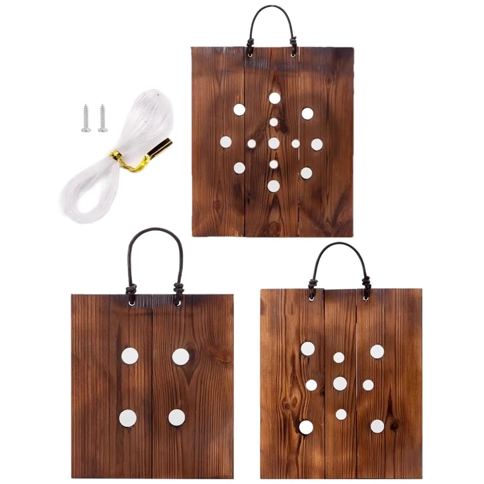 Wood Staghorn Fern Hanging Board Wall Mounted Planter Board Vertical Garden Mounting Plate Staghorn Fern Mounting Kit