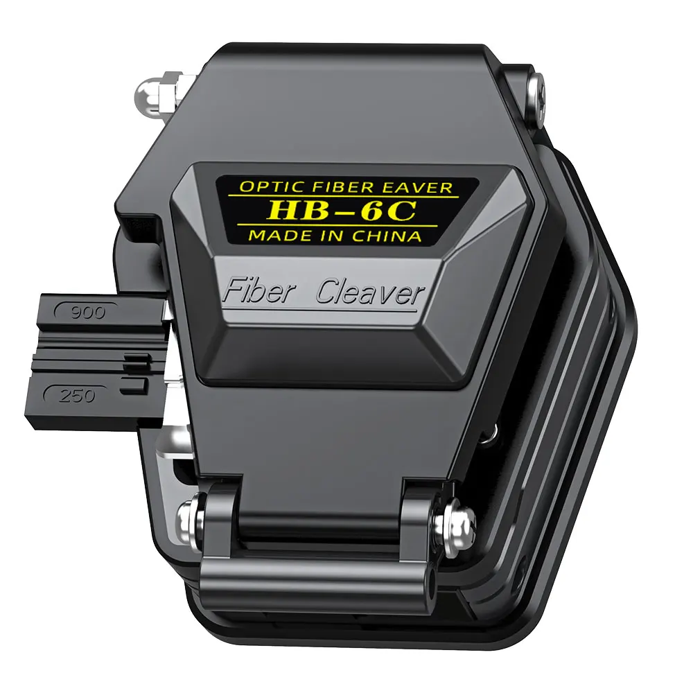 HB-6C Nuovo FTTH Utensile da taglio ad alta precisione Mannaia per fibra ottica Cavo Fusion Splice Coltello da taglio Set di strumenti per giunzione a freddo
