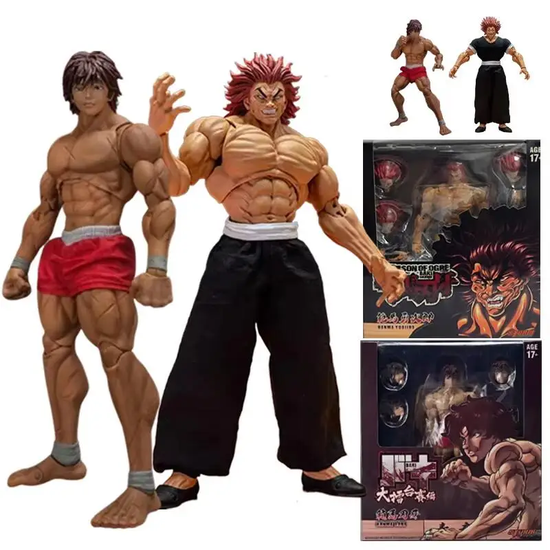 Jouets tempête St 1/12 Hanma Yujiro Baki Hanma figurine KO ST jouets tempête fils d'halloween Baki Hanma modèle jouets garçons cadeaux d'anniversaire