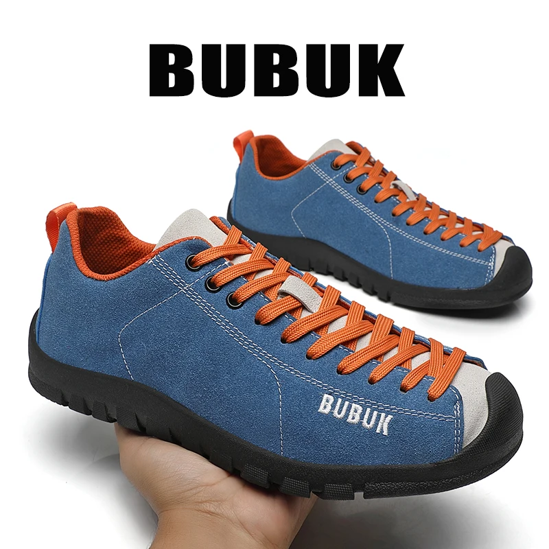 

Модные кроссовки Bubuk с цветовыми блоками, классические универсальные мужские повседневные кроссовки, легкие походные ботинки, кроссовки для бега, удобные ботинки на шнуровке, мужская обувь для активного отдыха