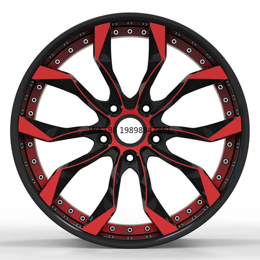 

Customized 2 Piece Forged Wheels 18 19 20 21 22 23 24 Inch Polished Chrome Gloss Black Concave Car Wheels Jante