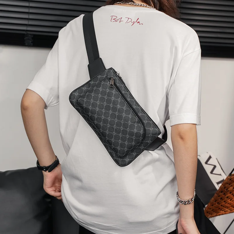 Phone Waist Bags for Men Bags Casual Messenger Bags Fashion Chest Bag Women Crossbody Chest Pack Small Male Sling Bag Fanny Pack