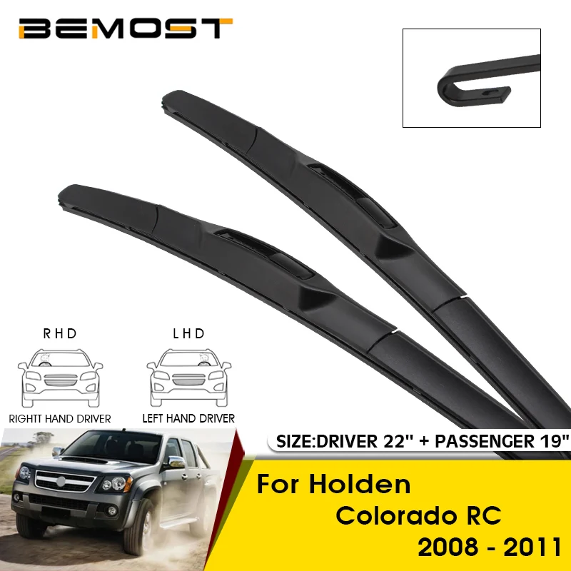 

Car Wiper Blades For Holden Colorado RC 2008-2011 Windshield Windscreen Front Window Blades 22"+19" Car Accessories