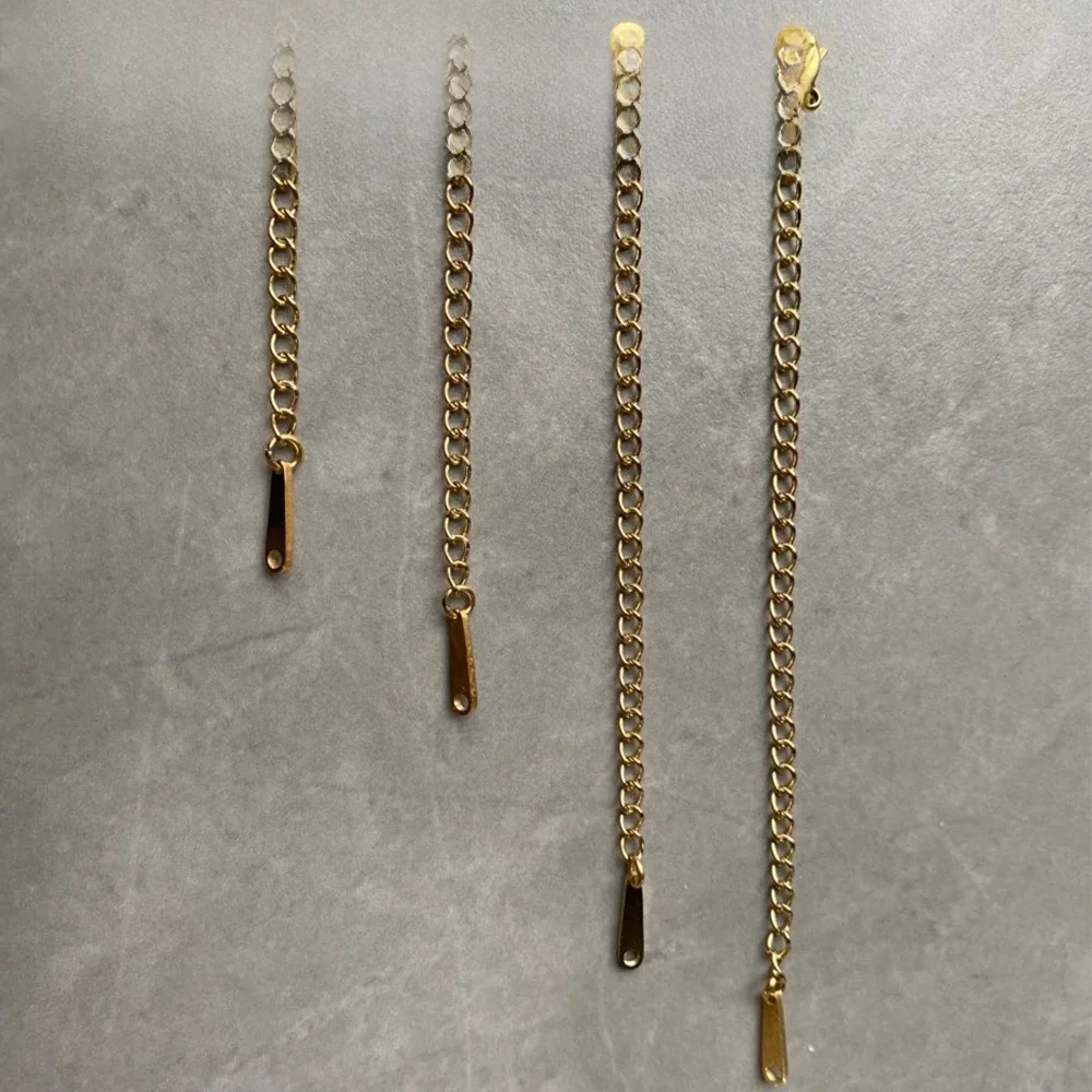 

10 шт. удлиненная цепочка из нержавеющей стали с застежками-лобстерами, разъем для браслета, ожерелья, изготовления ювелирных изделий