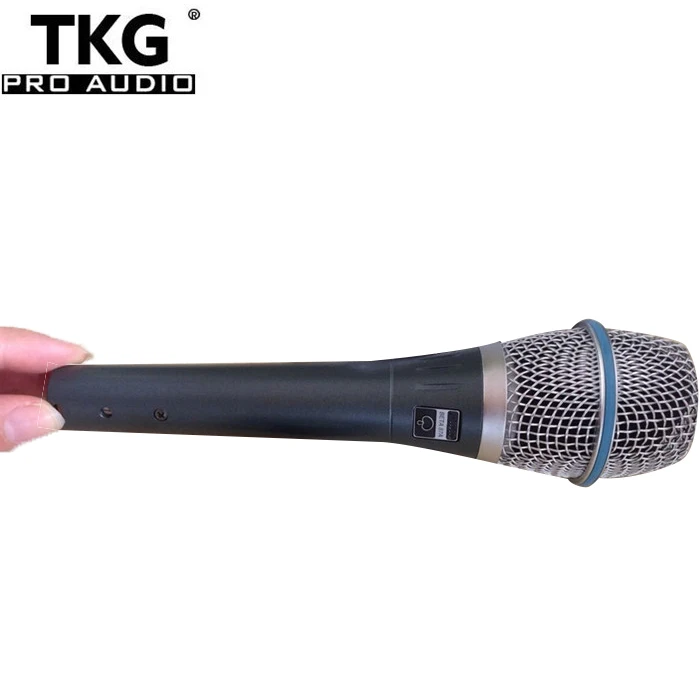 مكثف احترافي عالي الجودة معدن BETA87A beta 857a تسجيل الصوت الصوتي ميكروفون سلكي كاريوكي ميكروفونو مايك ميكروفون