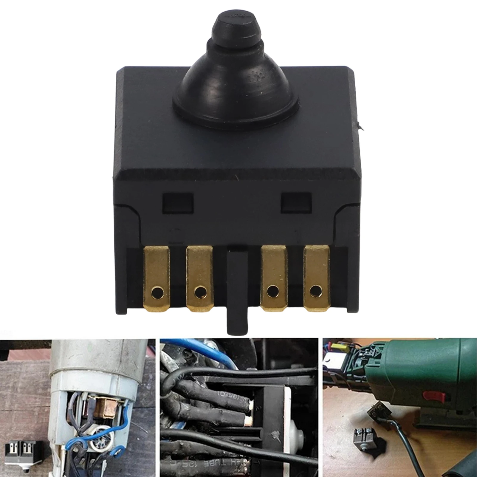 Angle Grinder Switch Replacement Push Button Switch 2.5x2.5cm For Angle Grinder 100 Polisher Accessory Power Tool
