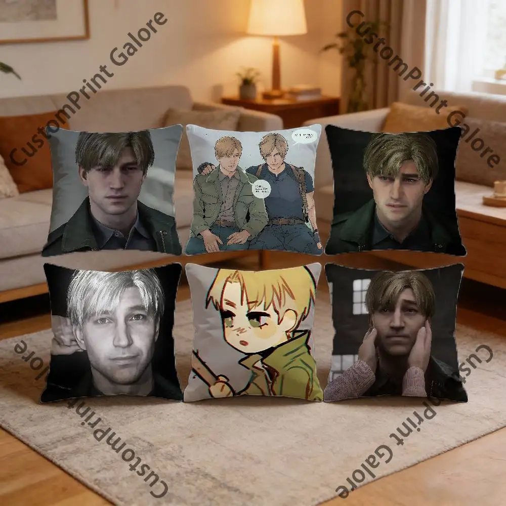 

James S-Sunderland Polyester Printed Pillow Cover Square 30 35 40 45 50 55 cm Soft for Sofa Bed Car Home Decor