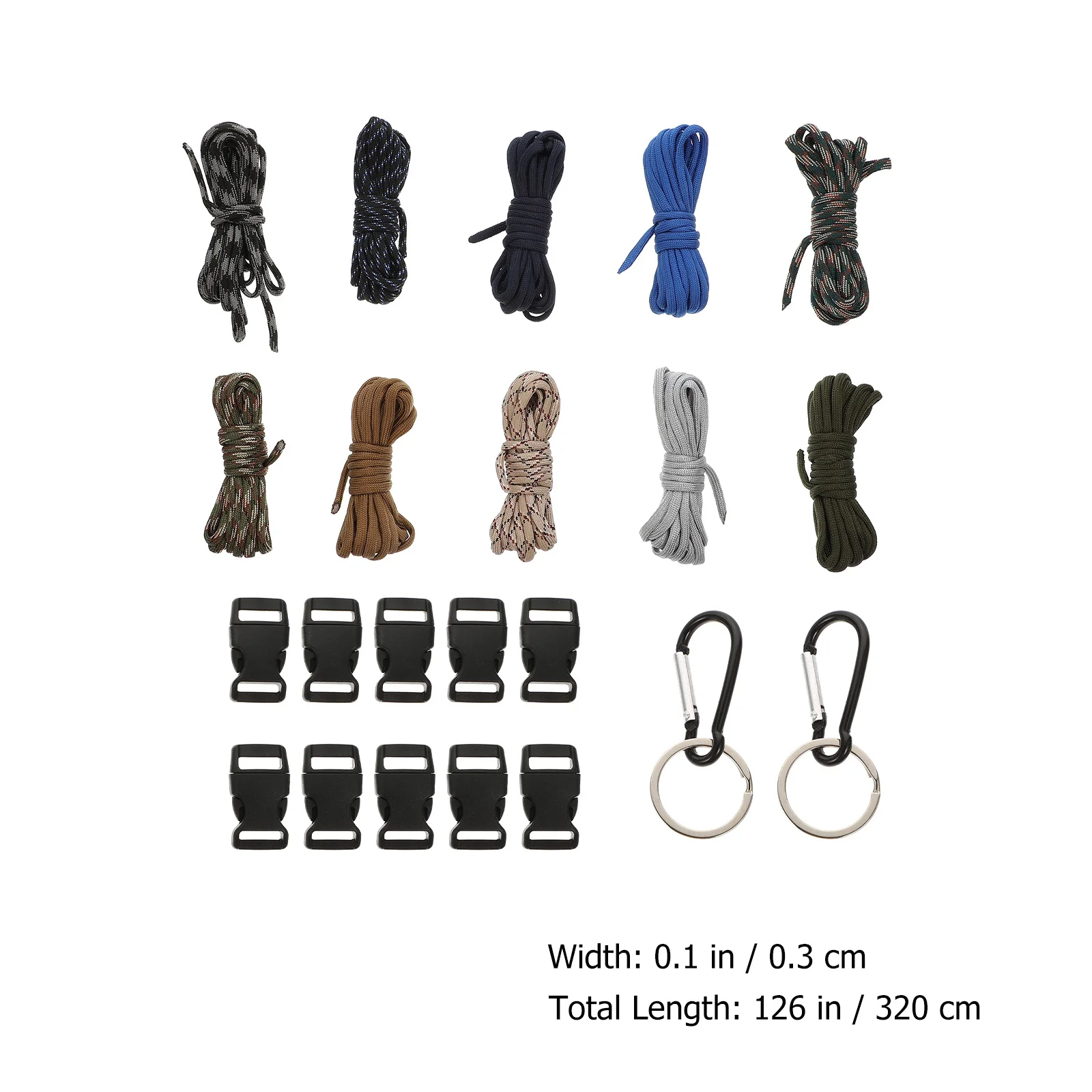 

Portable Climbing Ropes High Strength Durable Multifunctional Camping Outdoor Gear Safety Rope Set Long Life Compact Carry