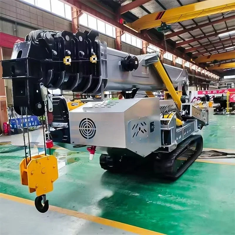 Diesel Engine 5 Ton Electric Foldable Mini Spider Crane for Construction