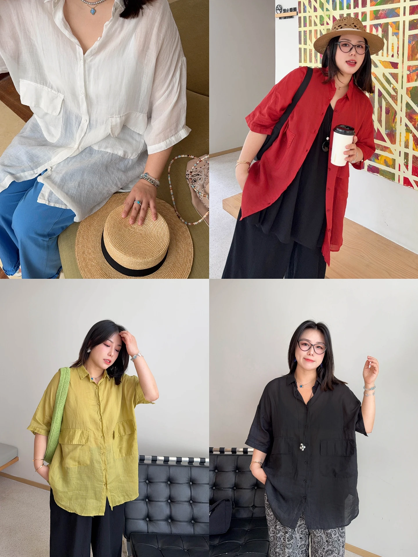 

Женская повседневная свободная рубашка Vogana большого размера, утягивающая фигуру, из высококачественной хлопково-льняной смеси, удобная, дышащая, летняя.