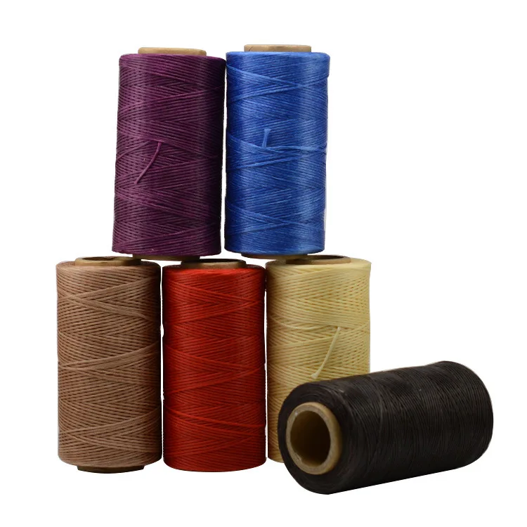 260m/roll 0.8MM Waxed Leather Thread Wax Cotton Cord String Strap Rope Bead For DIY Handicraft Tool Hand Stitching Thread