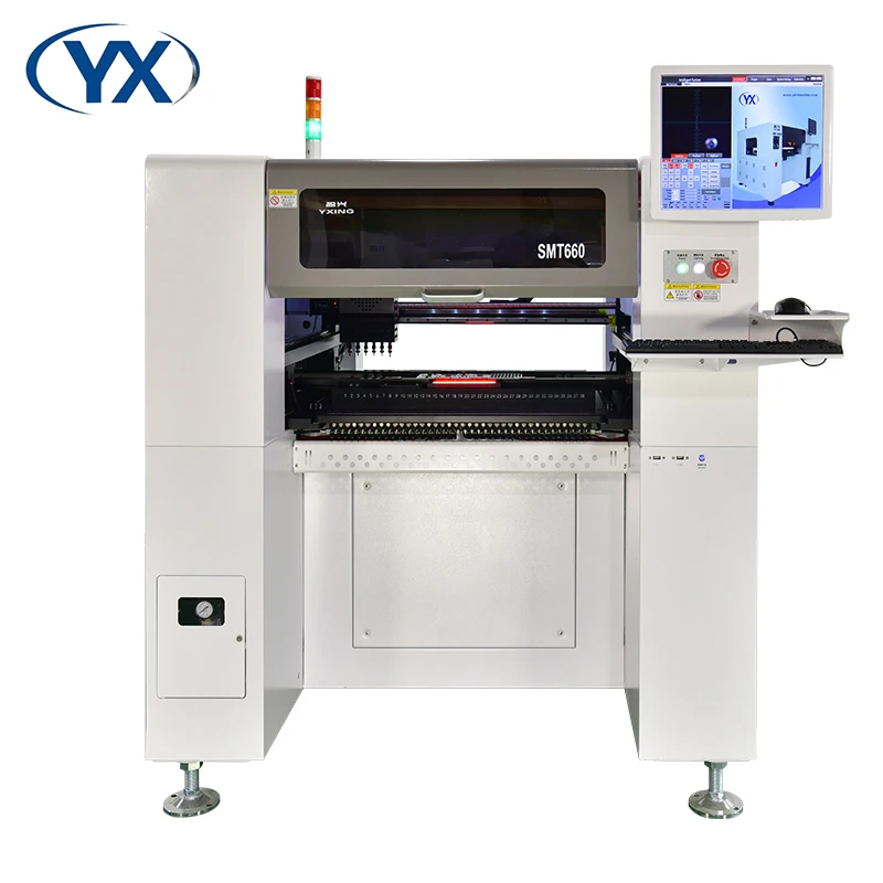 Easy Operation Visual Pick and Place Machine PCB Soldering SMT Pick and Place Grinding Miller for High-precision IC Chip