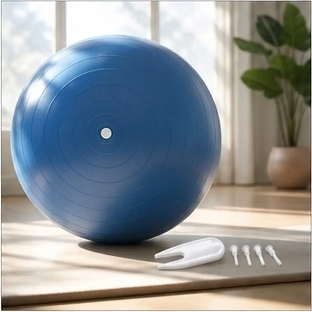 1Set Yoga Ball Exercise Ball Air Stopper Plug Pin Adapter Compact Leak Proof Replacement Kit Fitness Exercise Accessories