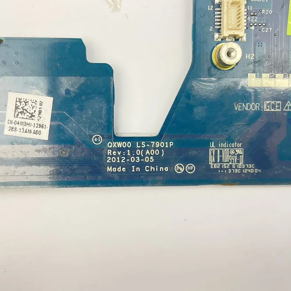 LAN USB Jack Board للكمبيوتر المحمول Dell Latitude E5430 ، شحن USB ، بطاقة شبكة VGA ، قارئ RJ45 ، QXW00 ،