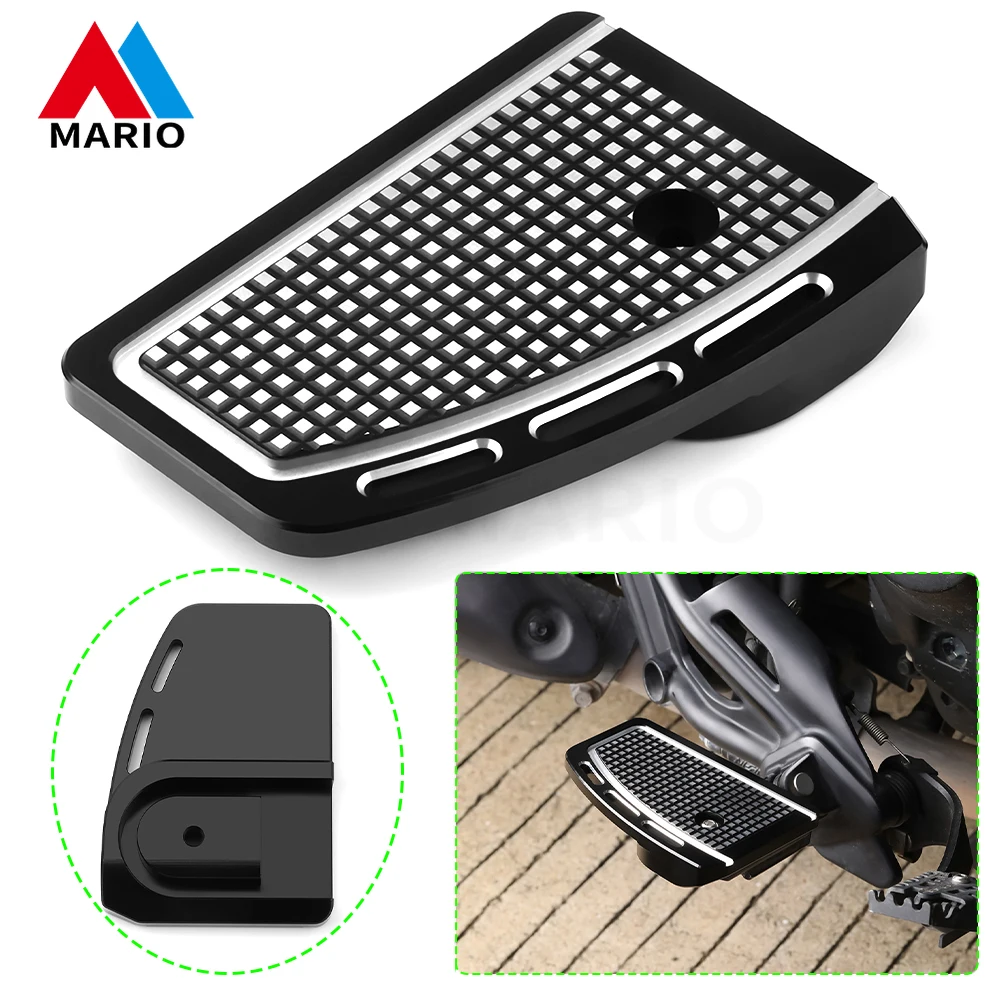 

Motorcycle Wide Foot Pegs Rest Footpeg Front Rider Footboards Enlarger Pedals For Honda Rebel 300 500 CMX 300 500 2017-2024