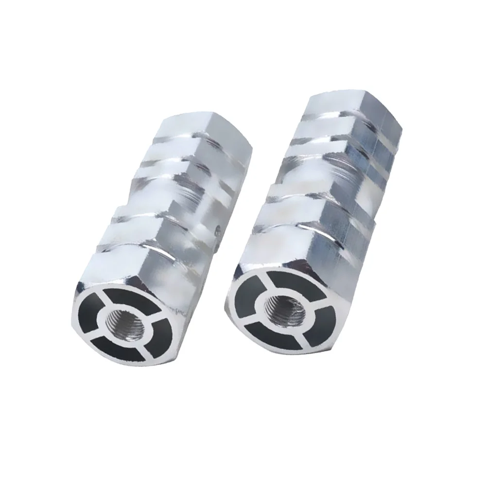 

1Pair High Hardness Aluminum Stunt Pedal Footpeg for Bike Repair and Modification Strong Cylinder Peg for Mountain Cycling