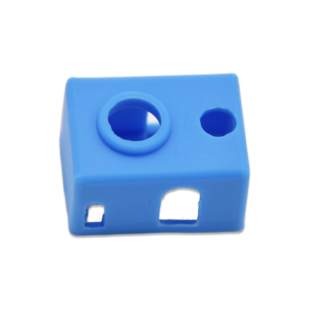 High Quality V6 Heater Block Plated Copper Brass PT100 3D Printer Parts Heat Block For Upgrade E3D V6 Hotend DDB Titan Extruder