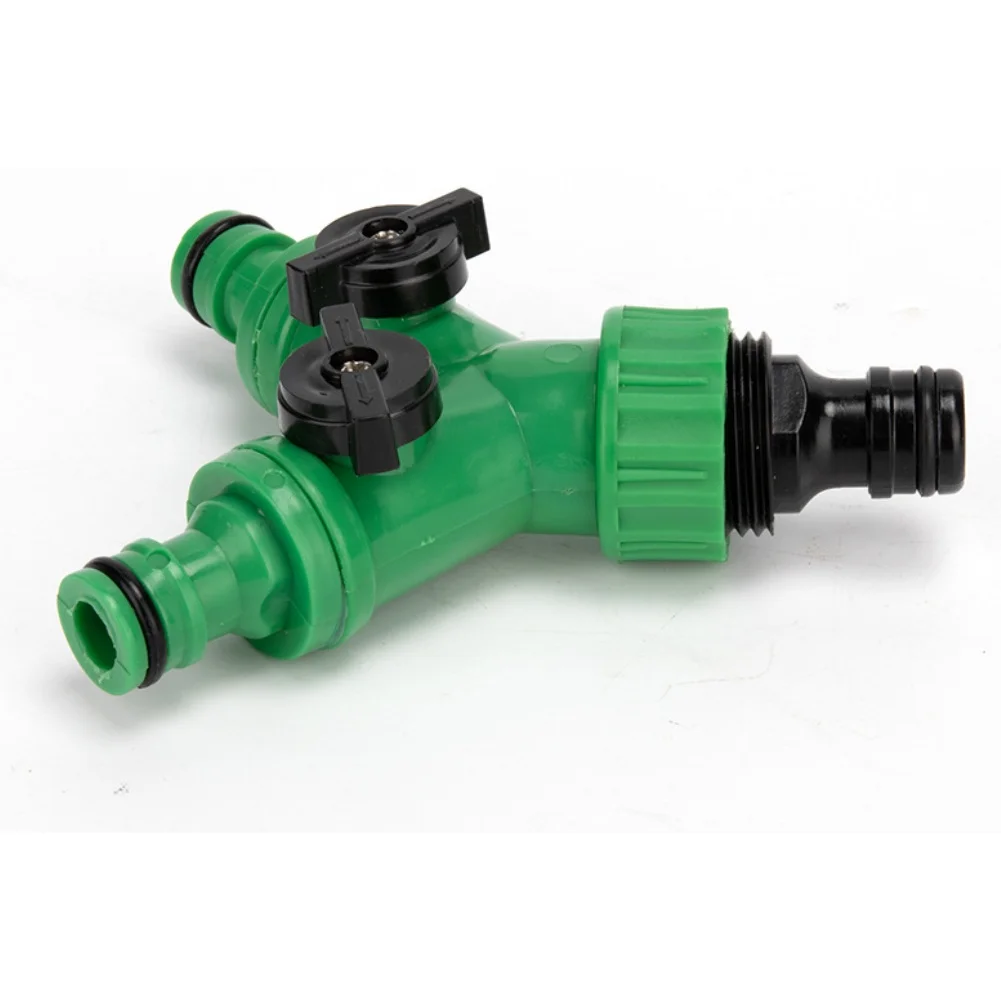4/6 Soft Water Pipe With Switch Y-Shaped Valve Three-Way Diversion Connector Garden Faucet Adapter Garden Irrigation Accessory
