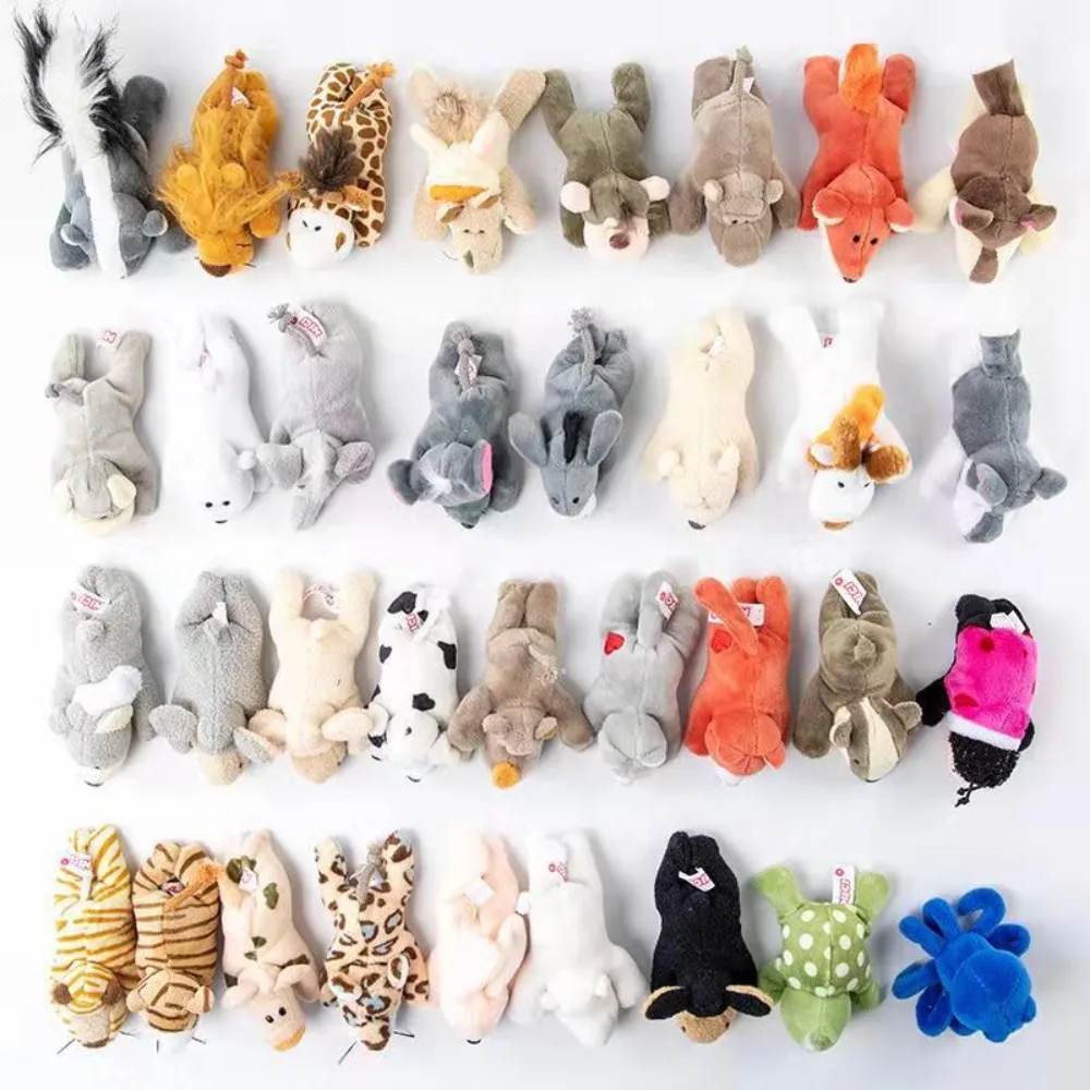 Cartoon Plush Animal Fridge Magnets Cute Design Multifunctional Fridge Stickers Strong Magnet Easy To Stick Refrigerator Magnet