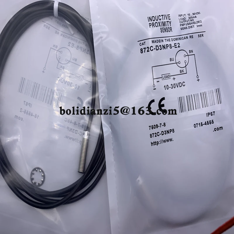 Nieuwe Nabijheidsschakelaar Sensor 872c-d3np8-e2 872c-d3nn8-e2 872c-d3np12-j2 872c-d5nnn18-e2 Op Voorraad