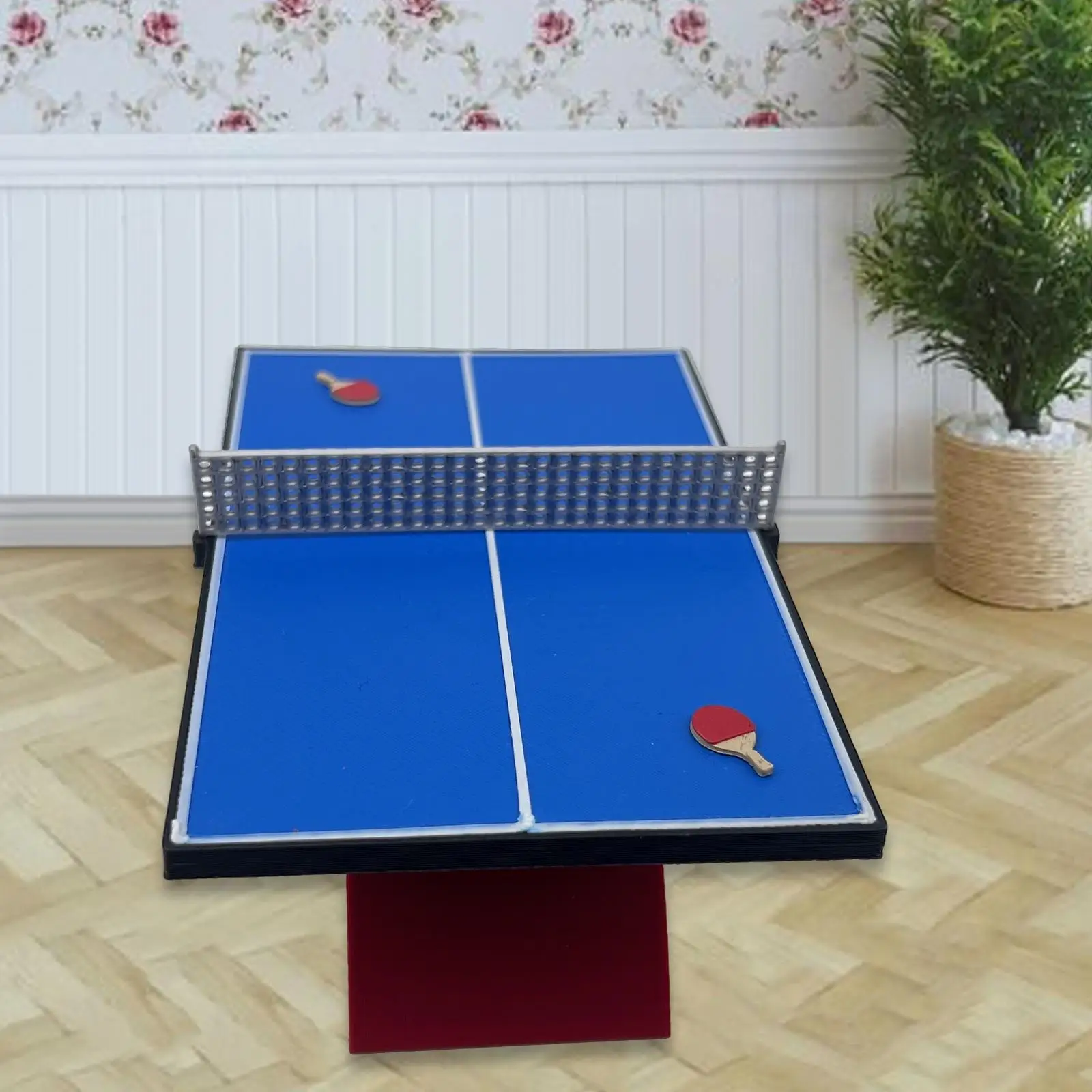 1/12 Miniatuur Tafeltennistafel Model DIY Projecten Ambachtelijke Zandtafel Layout