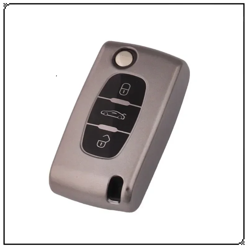 

For Dongfeng Peugeot 308 Key Set 207 408 508 307 301 3008 4008 Car Key Protective Case Key Case, Auto Supplies 3-button model