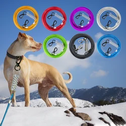 Dog Tie Out Cable Pet dog leash Suitable for yard wire dog leash Various outdoor dog leashes Wear-resistant and anti-corrosion