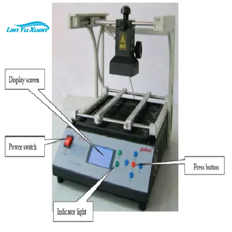 PUHUI T-890 Infrared Rework Station BGA IRDA Double Digital Infrared Soldering Welder T890 SMT SMD Reflow Station 110V/220V New