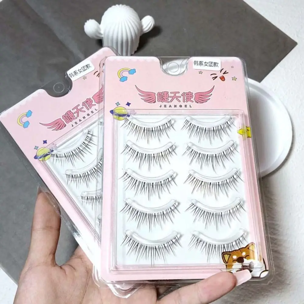 Bande dessinée cils longs femmes coréen Curling cils Extension outils de maquillage faux cils pleine bande cils Manga cils