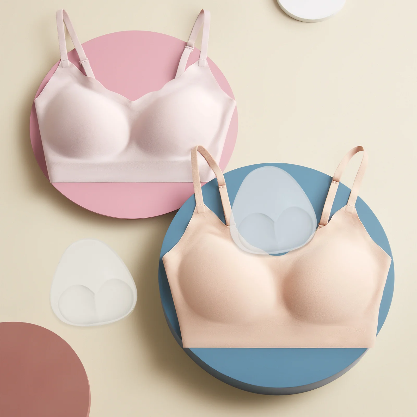 

1Pair Invisible Silicone Bra Pads Push Up Removable Thickened Waterproof Inserts for Sports Bra Swimsuit